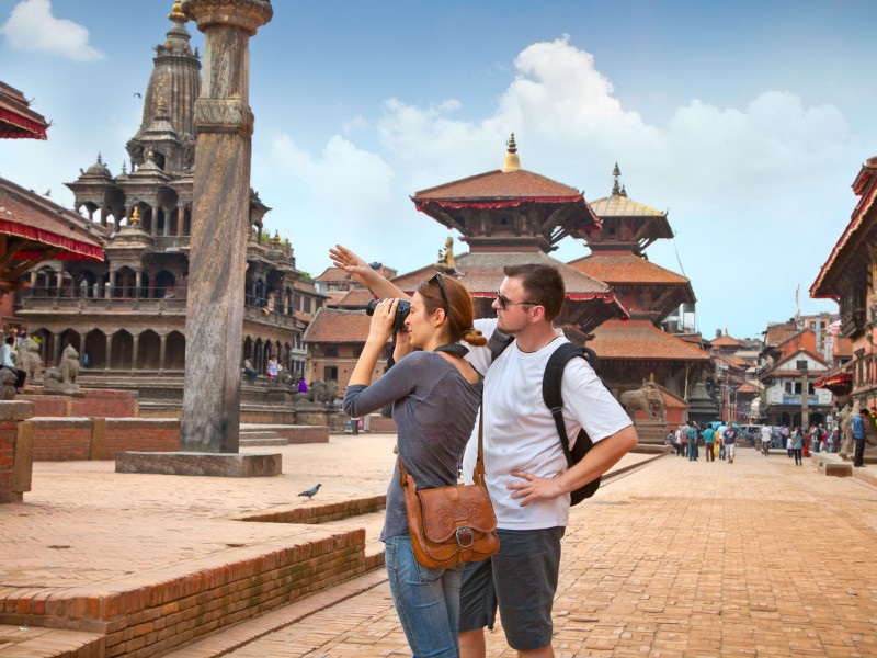 How many Tourists visited Nepal in 2022?